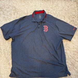 Nike Boston Red Sox Men's Polo with Red Accents